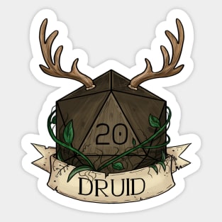 D20 - Druid Sticker
